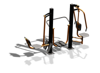 Уличный тренажер "Жим ногами Шагомер Жим от груди" УТ333 в Брянске