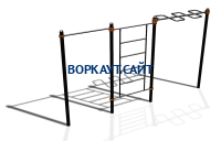 Спортивный комплекс воркаут ВС-129 в Брянске