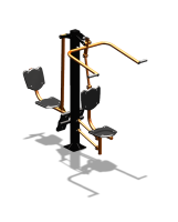 Уличный тренажер "Верхняя тяга Жим ногами" УТ322 в Брянске