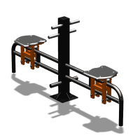 Уличный тренажер  "Каталка двойная"   УТ215 в Брянске