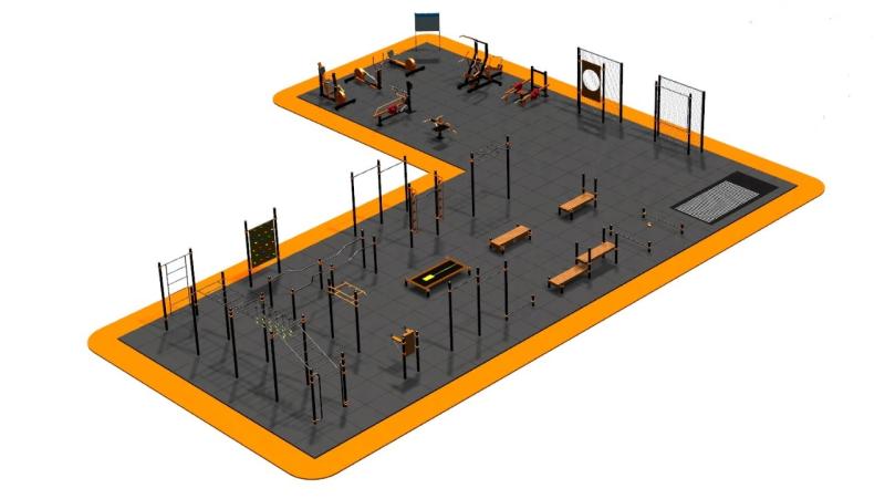 Дизайн проект спортплощадки Угловая в Брянске