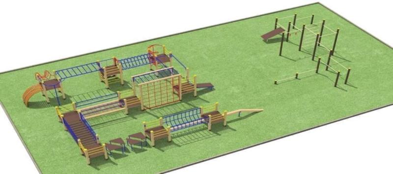 Проект спортплощадки с полосой препятствий - 1 178 100 рублей в Брянске