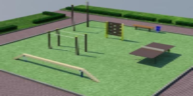 Проект спортплощадки мини спорт  в Брянске