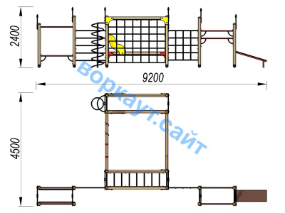 Детский спортивный комплекс ДСК 3102 в Брянске