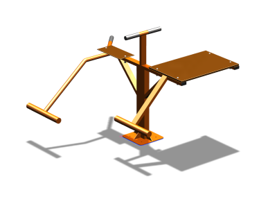 Уличный тренажер "Пресс Гиперэкстензия" УТ327 в Брянске