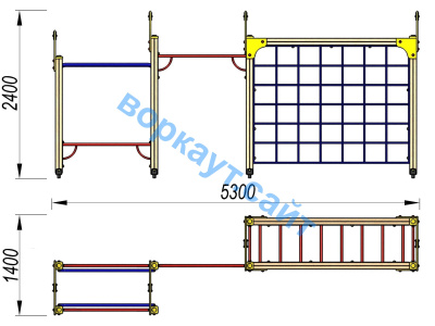 Детский спортивный комплекс Атлет ДСК 3106 в Брянске