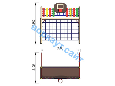 Детский спортивный комплекс ДСК 3101 в Брянске
