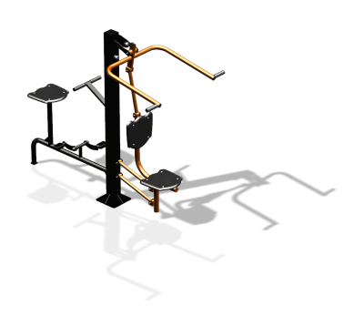 Уличный тренажер "Верхняя тяга Вело" УТ340 в Брянске