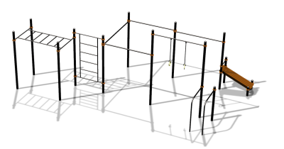 Спортивный комплекс воркаут ВС-153 в Брянске