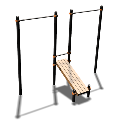 Воркаут турники со скамьей для пресса ВС-27 в Брянске