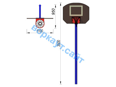 Баскетбольный щит СИО 3510 в Брянске