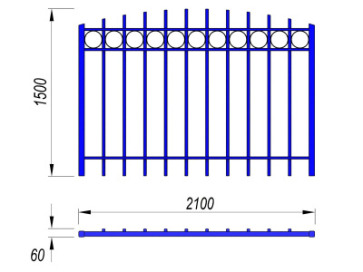 Ограждение спортивной площадки МАФ 5005 в Брянске