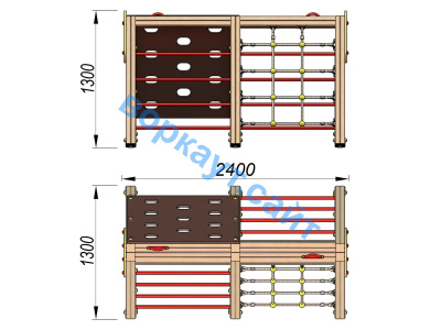 Детский спортивный комплекс ДСК 3203 в Брянске