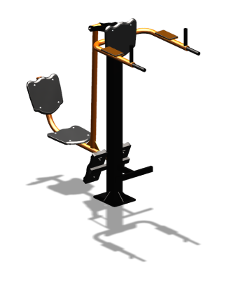 Уличный тренажер "Жим ногами Брусья Пресс" УТ329 в Брянске