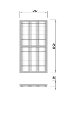 Калитка спортивной площадки МАФ 5105 в Брянске