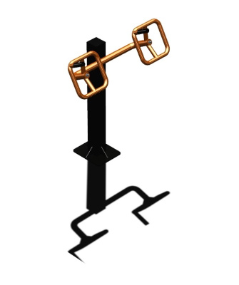 Уличный тренажер "Штурвал одинарный" УТ 122 в Брянске