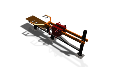 Силовой уличный тренажер  "Жим лежа"  УТ411 в Брянске