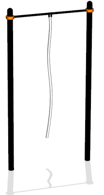 Турник с гимнастическим канатом ВС-34 в Брянске