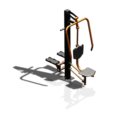 Уличный тренажер "Жим от груди Степпер" УТ342 в Брянске