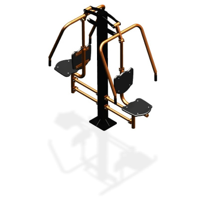 Уличный тренажер  "Жим от груди двойной" УТ204 в Брянске