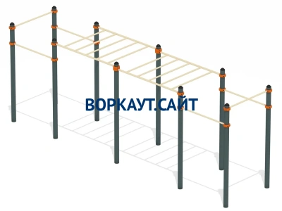 Воркаут рукоход с турниками ВС-23 в Брянске