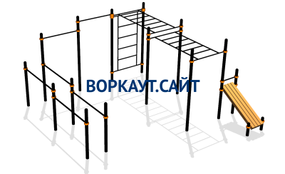 Спортивный комплекс воркаут ВС-109 в Брянске