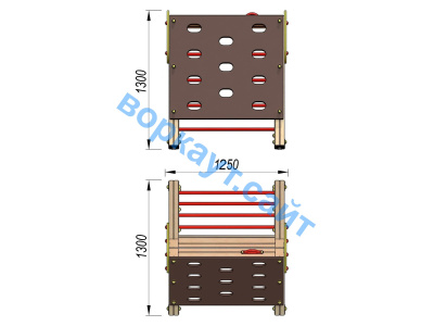Детский спортивный комплекс ДСК 3202 в Брянске