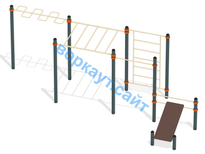Спортивный комплекс воркаут ВС-45 в Брянске