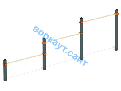 Каскад турников тройной ВС-6 в Брянске