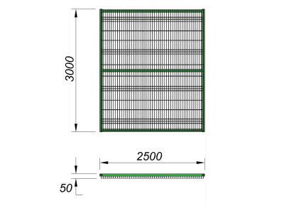 Ограждение спортивной площадки 2500х3000 МАФ 5103 в Брянске