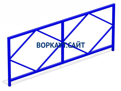 Ограждение площадки МАФ 5001 в Брянске