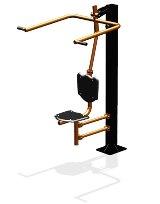 Уличный тренажер "Верхняя тяга одинарный" УТ 114 в Брянске