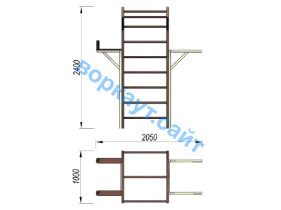 Детский спортивный комплекс 3 в 1 ДСК 3103 в Брянске
