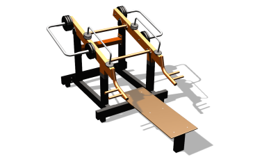 Силовой уличный тренажер  "Жим от груди"  УТ422 в Брянске