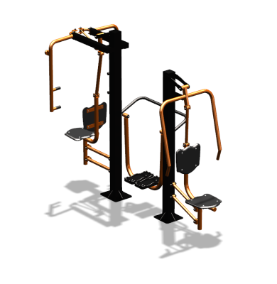 Уличный тренажер "Жим от себя Шагомер Баттерфляй" УТ303 в Брянске