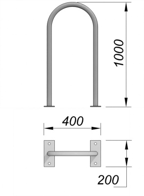 Велопарковка МАФ 6001 в Брянске