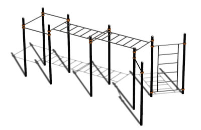 Спортивный комплекс воркаут ВС-118 в Брянске