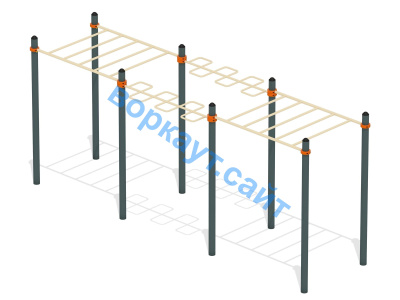Воркаут комплекс рукоходов ВС-22 в Брянске