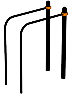 Воркаут брусья приставные ВС-39 в Брянске