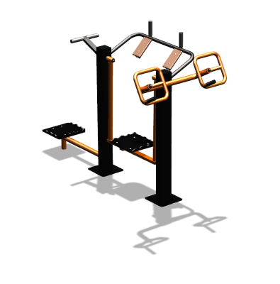 Уличный тренажер "Штурвал Пресс Супертвистер" УТ301 в Брянске