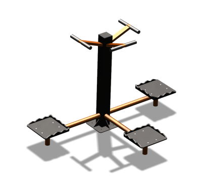 Уличный тренажер "Твистер тройной" УТ337 в Брянске