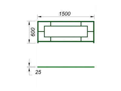 Ограждение площадки МАФ 5000 в Брянске