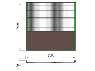Ограждение хоккейной коробки МАФ 5202 в Брянске