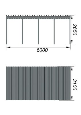 Теневой навес трибун МАФ 4130 в Брянске