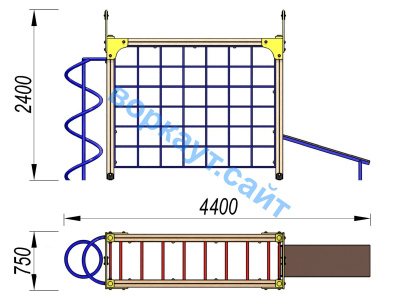 Детский спортивный комплекс Юниор ДСК 3105 в Брянске