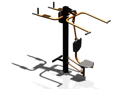 Уличный тренажер "Верхняя тяга Брусья Пресс" УТ339 в Брянске