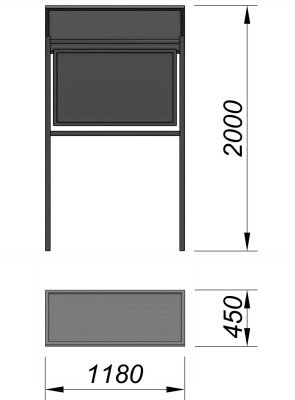 Информационный стенд МАФ 6006 в Брянске