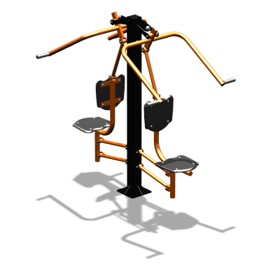 Уличный тренажер  "Верхняя тяга двойная"  УТ207 в Брянске